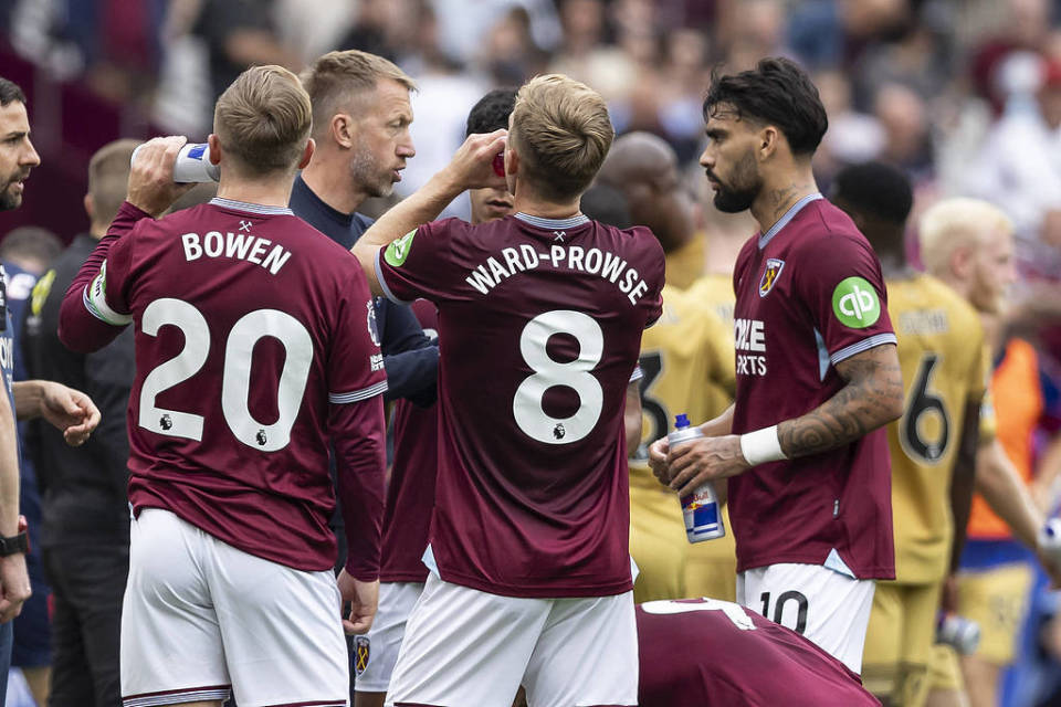 热刺全队已经抵达韩国，孙兴慜、梁民革举韩国国旗合照